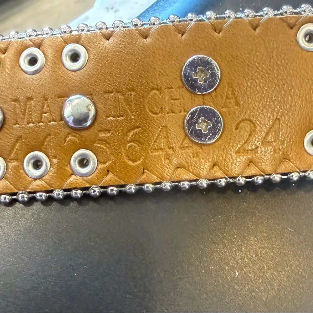 Glamorous Silver and Pink Kids Belt